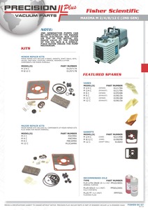 Resorte de válvula de escape, Fisher Scientific, Galileo, Varian - Agilent, Welch, Part# 619561A