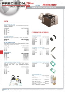 Kit de filtro de escape, Rietschle VC 202/303