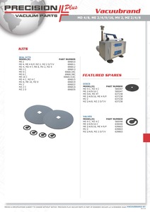 Válvula, PTFE - Diafragma Vacuubrand, ME, Part# 38250037