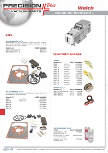 Paletas, Admisión - GX, Fisher Scientific, Welch, DirecTorr, Maxima 8907A, M4C, Part# 616051
